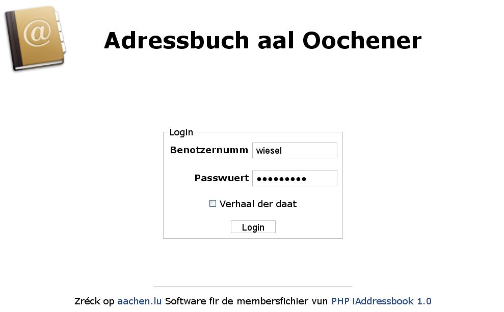 login-fenster-iaddressbook